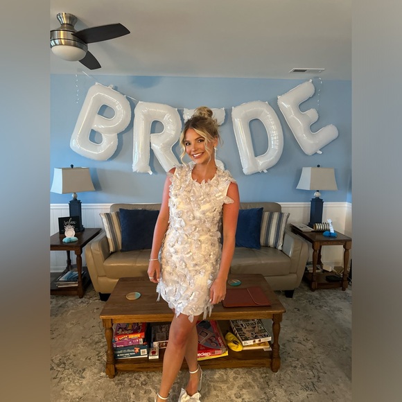 Cynthia Rowley Butterfly Embellished Mini Dress - Picture 5 of 6